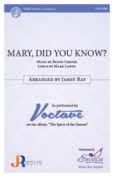 Mary, Did You Know? SATB choral sheet music cover